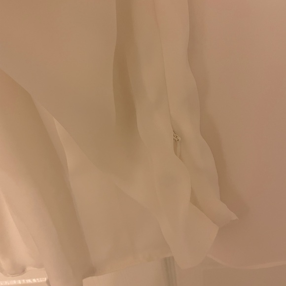 Antonio Melani white dress blouse size Large - Picture 5 of 5